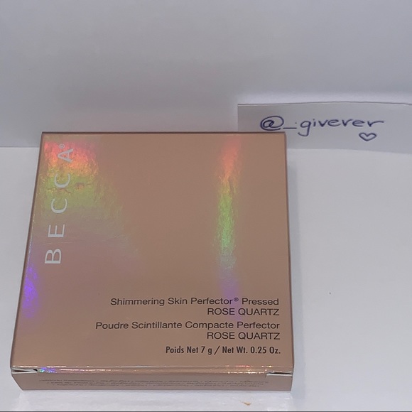 Becca Rose Quartz Shimmering Skin Perfector Pressed Limted Edition - Picture 6 of 16